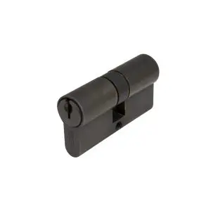 Euro Cylinder Key/Key 60mm Dark Roman Brass