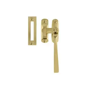 Windsor Casement Fastener (Square) Pol Brass