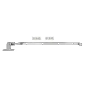 Fanlight Stay 300mm Modern Satin Chrome