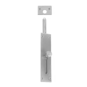 Windsor Reverse Barrel Bolt Straight 100x25 Satin Chrome