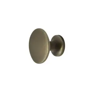 38mm Brass Knob Button Style Roman Brass