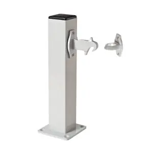 Pedestal Post Door Holder (Including 5133) Silver Pearl