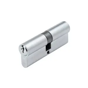 Euro Double Cylinder 80mm Satin Chrome (KA)
