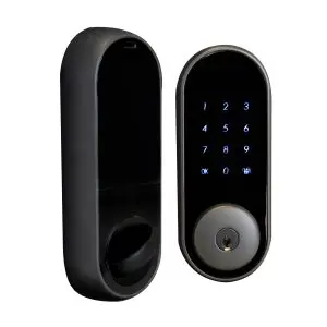 Windsor Bluetooth Electronic D.bolt Lock-Oval BLACK