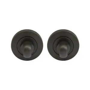 Turn on 46 mm Rose (8 mm Spindle) Dark Roman Brass
