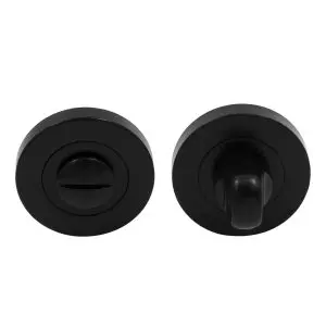 Privacy Turn & Release 50mm Rose Powder Coat Black