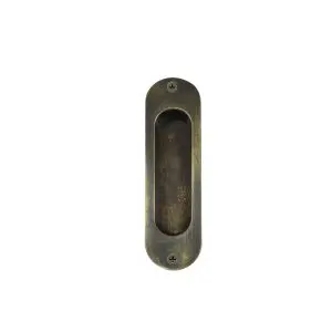 Single Flush Pull 120x34mm Oil Rubbed Bronze