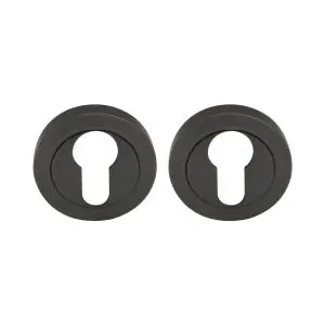 Euro Escutcheons Dark Roman Brass