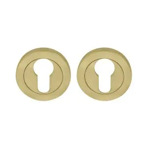 Escutcheon 50mm Rose Matt Satin Brass (Pair) (WIN-8189MSB)