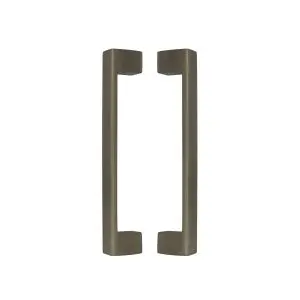 Windsor Brass Pull handles back to back 300mm O/A Roman Brass