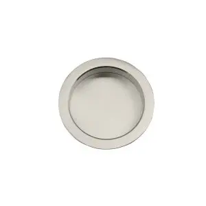Round Flush Pull 55x11mm (Single) Brushed Nickel