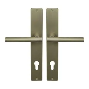 Charleston Square Longplate E85 Keyhole Roman Brass