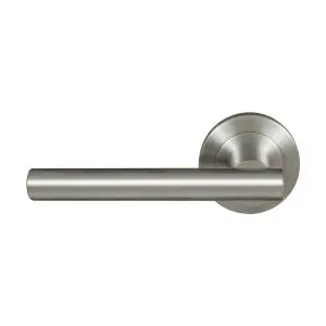 Charleston 52mm Round Rose Dummy Lever Brushed Nickel (Each)