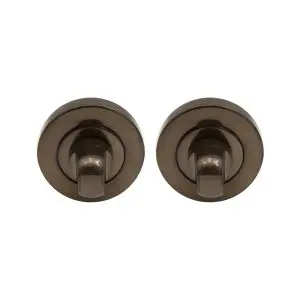 Turn on 50mm Rose (Pair) Antique Bronze