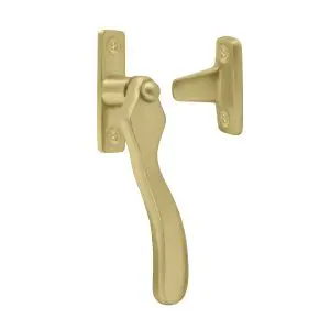Traditional Wedge Fastener Matt Satin Brass