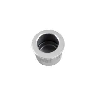Sliding Door Edge Pull Satin Chrome