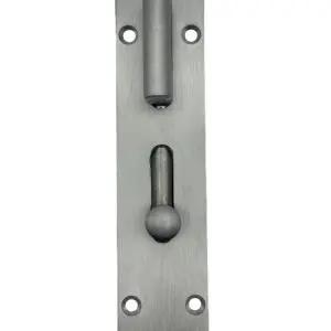 Reverse Necked Barrel Bolt 125x32mm, 24mm Throw Satin Chrome (D7350SC)