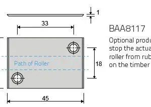 Athmer Strike Plate for L-15/30 Range