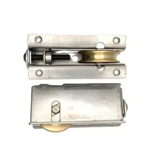 Carriage SS304 Adjustable Flanged with Stainless Steel or Bronze wheel  (Precision Bearing) (9046)
