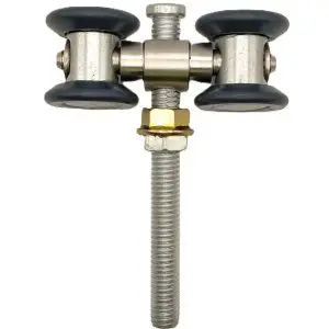 Centor A14 4 wheel carrier, stainless steel bearing, nylon tyres 100mm adjust bolt (144C4NSS)