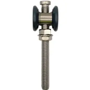 Centor A14 2 wheel carrier, stainless steel bearing, nylon tyres 100mm adjust bolt (142C4NSS)