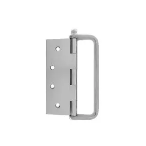 D Handle Hinge Brass 100x75x3.0mm Brushed Nickel c/w 9x25 & 9x30 screws (HD75SN) (DHHB10075BN)