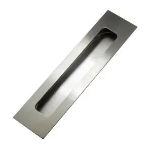 Unique Rectangle Flush Pull 180mm x 45mm Stainless Steel with Concealed Fixings (FHS18045SS)
